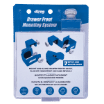 מתקשים להתקין חזיתות מגירות באופן ישר ואחיד? המערכת הזו פותרת את הבעיה בדיוק. היא מחזיקה את החזית במקום, מאפשרת לכם ליישר אותה בדיוק מושלם, ומונעת כל תזוזה בזמן ההברגה. התוצאה: מראה מקצועי ללא מאמץ.