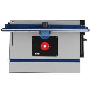 Kreg Precision Router Table Top (PRS1025): משטח 32x24 אינץ' הכולל מסילת Combo Trak (חריץ מיטר וחריץ T-Slot משולבים) להתקנת אביזרים. מיועד לשולחן ראוטר מדויק.