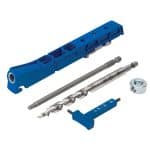 ה-Kreg Jig 310 הופך את חיבורי הכיס למשימה של שניות. השתמשו במד העובי המובנה, כווננו את המקדח וקדחו. זה כל כך קל ומהיר, שלא תאמינו כמה פרויקטים תספיקו לסיים! הדרך הקלה והבטוחה ביותר להתחיל לבנות.