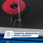 שדרג את שולחן העבודה שלך לרמה תעשייתית. אם יש לך שולחן רוטר קיים (אפילו שבנית לבד!), מעלית Kreg מחליפה את לוחית ההכנסה הסטנדרטית ומעניקה לך שליטה שלא הכרת. הפחת את זמן הכיול, הגדל את זמן העבודה.