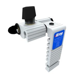 מעצור רוטר מתקפל (PRS7850): עיצוב פרופיל נמוך מפלדיום אנודייז שמתקפל הצידה כשלא צריך אותו. נקודת עצירה מוצקה ועקבית לכל חיתוך