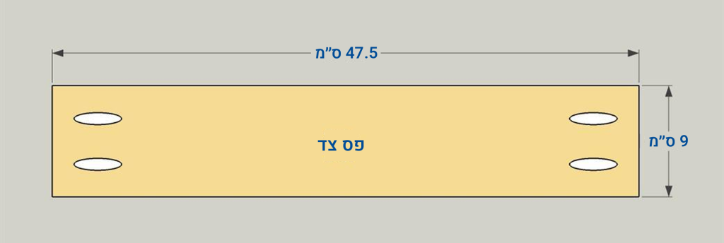 שלב 2: הכנת פסי הצד